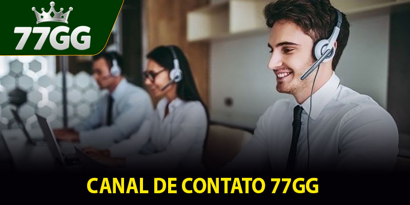 Canais disponíveis para atendimento 77GG